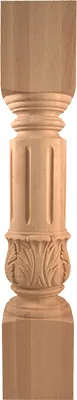 Post F, Wood Post