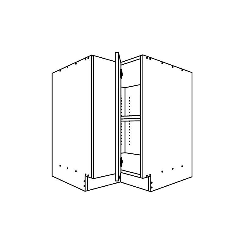 CM197, Two Door Corner Base Cabinet technical drawing