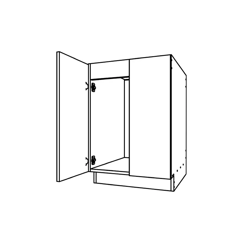 CM142, Two Door Base Cabinet with 4-1/2" Apron technical drawing