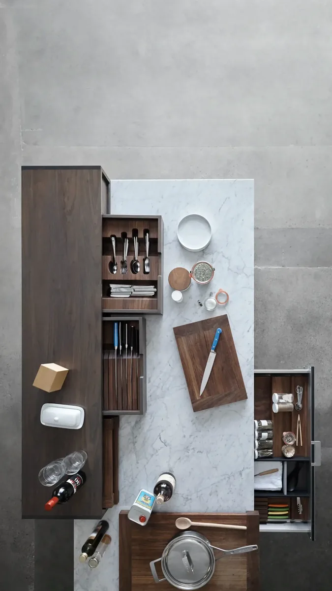 Fitted Insert Layout, custom cabinetry by Ultimate Cabinets, Inc.