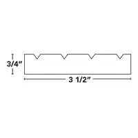 Fluted #2, Thermofoil Fluted Filler