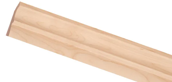 Stacked wood moulding profiles