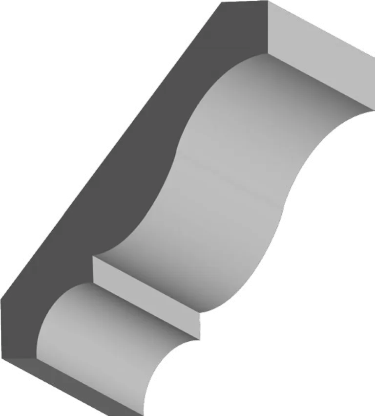 Colonial 2, Crown Moulding