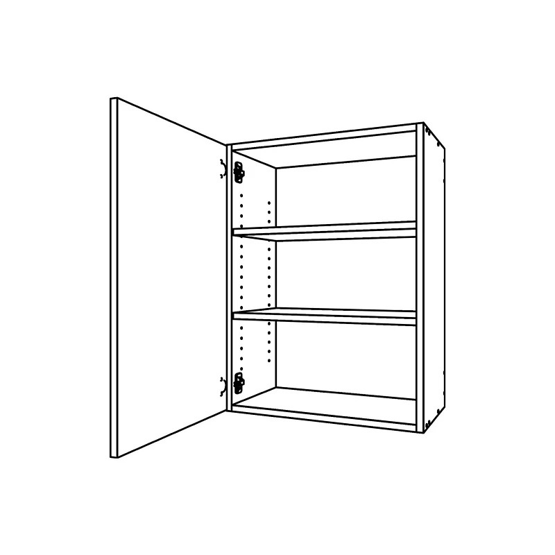 CM301, One Door Upper Cabinet technical drawing