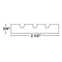 Fluted #1, Thermofoil Fluted Filler