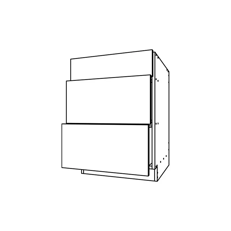 CM230, Three Drawer Base Cabinet technical drawing
