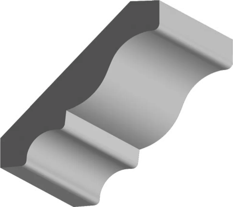 Colonial 1, Crown Moulding