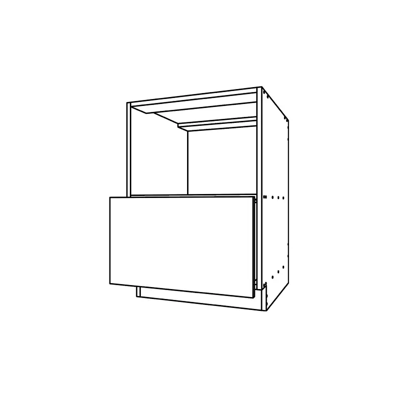 CM201, One Drawer Open Base Cabinet technical drawing