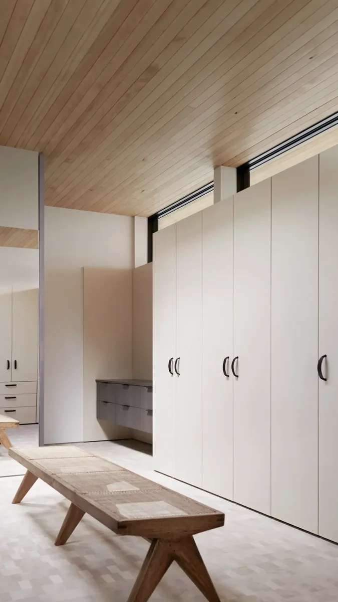 Sliding Wardrobe Wall, custom cabinetry by Ultimate Cabinets, Inc.