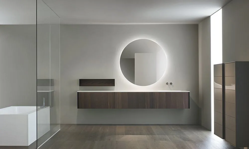 Custom Floating Vanities, custom bathroom cabinetry by Ultimate Cabinets, Inc.