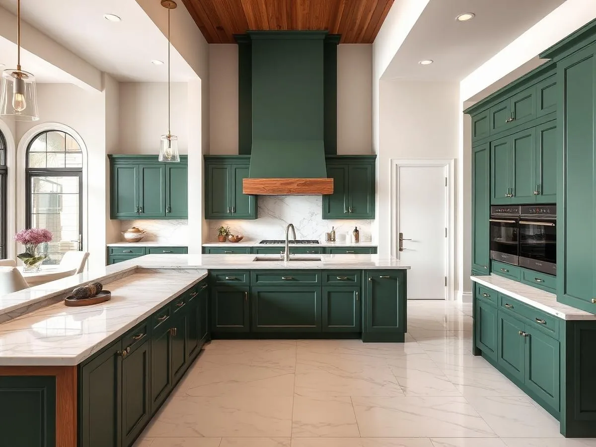 Bi-level custom kitchen island with raised bar seating