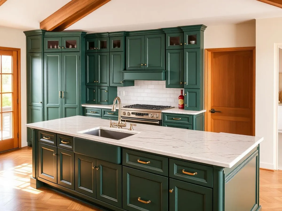 Custom kitchen island with prep sink and drawer stacks