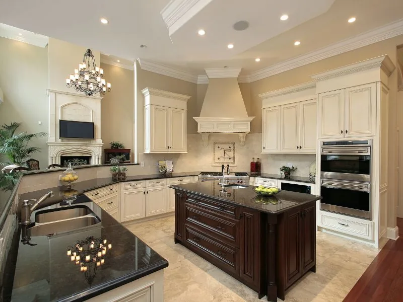 Traditional kitchen cabinets