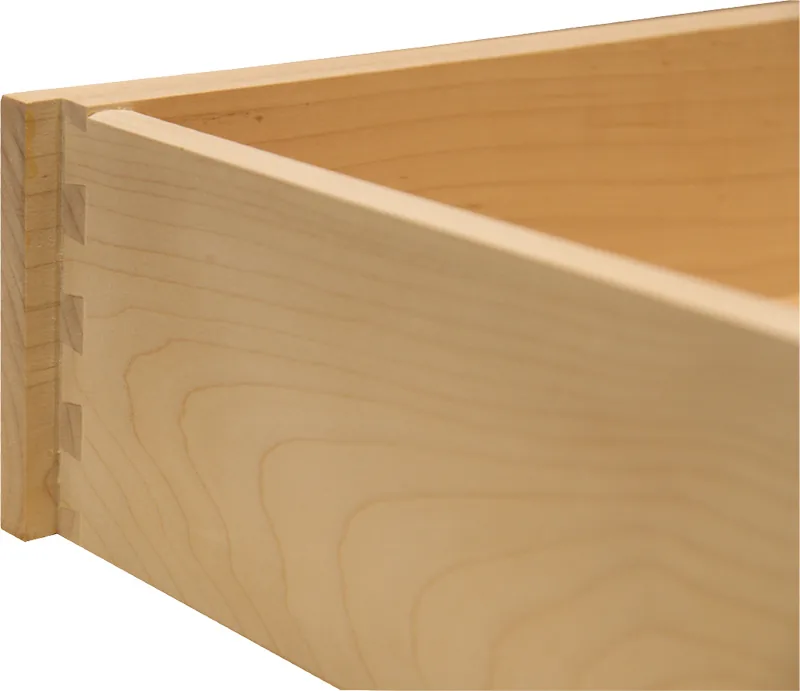 Style #1 lipped drawer box, Solid Box with Solid Face Lip