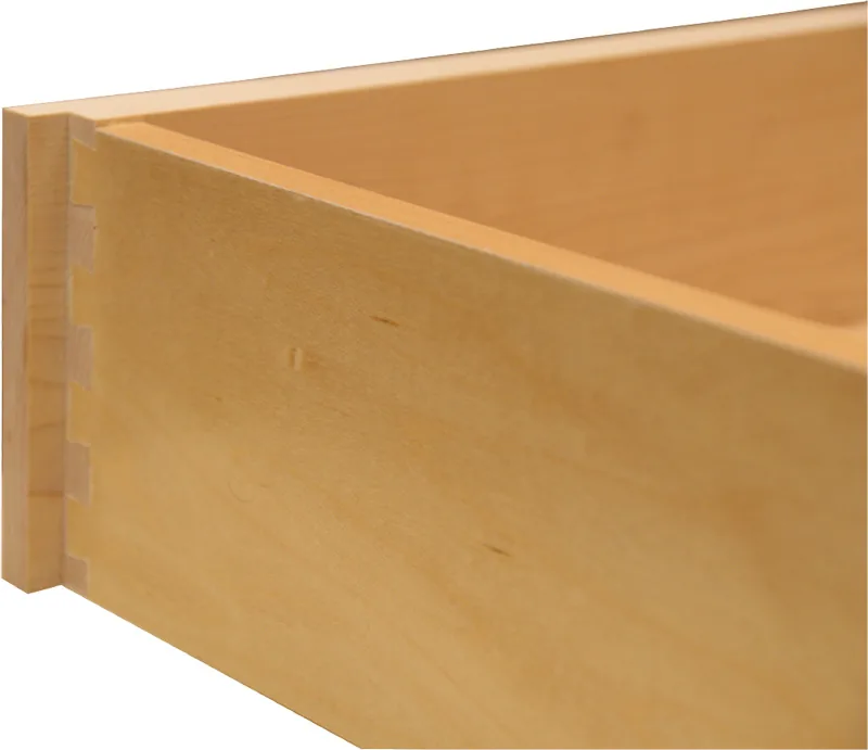 Style #2 lipped drawer box, Plywood Box with Solid Face Lip