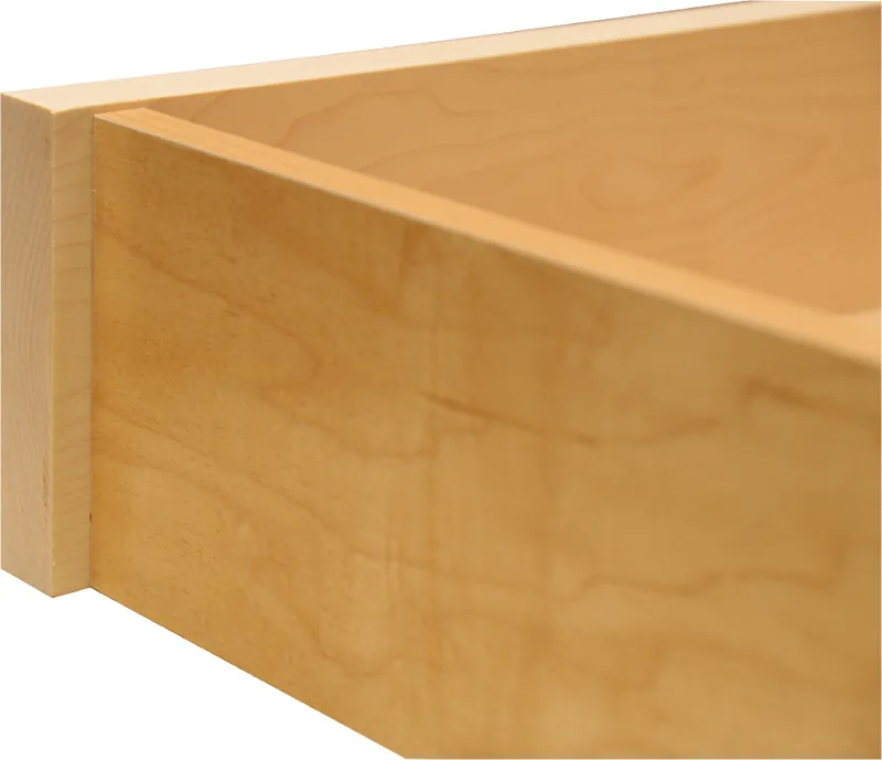 Style #3 lipped drawer box, Plywood Box with Solid Face Lip