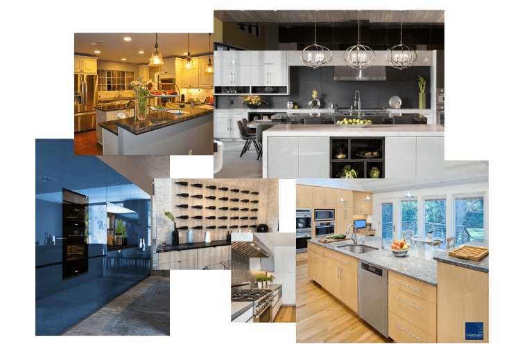 Kitchen Remodel Photo Collage